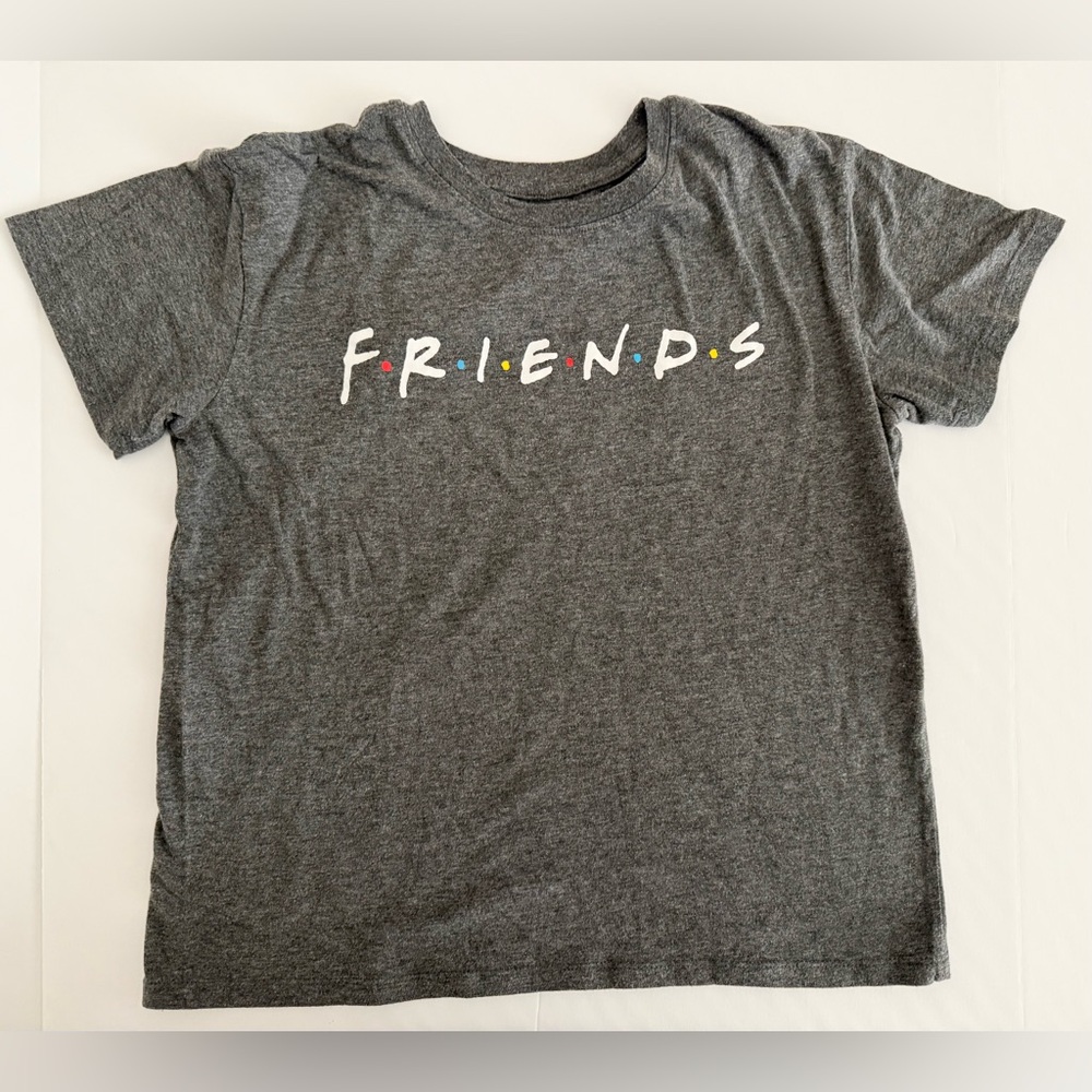 FRIENDS Women’s Charcoal Short Sleeve Tee - Size Med